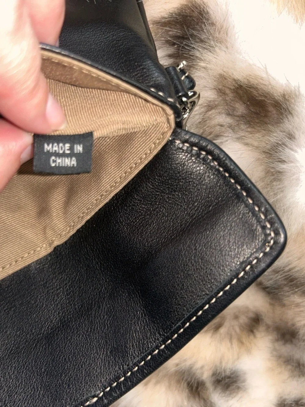 Coach Soho Black Leather Wristlet with Silver Buckle - Picture 9 of 14